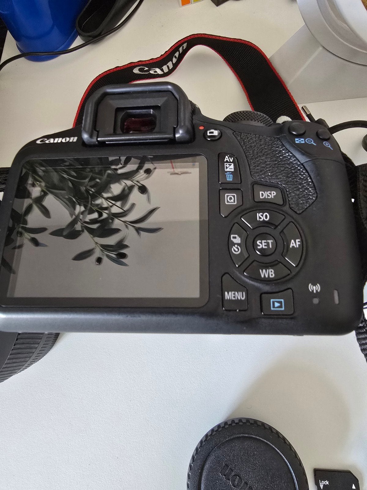 Canon Eos 2000D-camera, Audio, Tv en Foto, Fotocamera's Digitaal, WiFi, Ophalen, Geheugenkaart, Canon