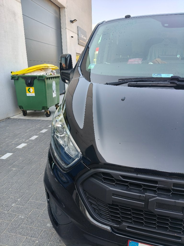FORD TRANSIT CUSTOM 2008  FULL OPTION AUTOMAAT, Auto's, Ford, 4 deurs, 4 cilinders, Zwart, Diesel