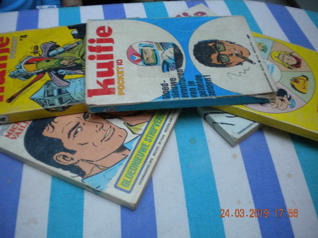 5 boekjes van Kuifje, Ophalen