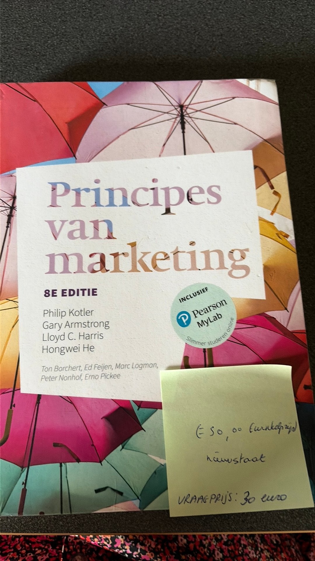 Boek   Philip Kotler - Principes van marketing, Boeken, Ophalen, Nederlands, Philip Kotler; Gary Armstrong; Lloyd C. Harris; Hongwei He