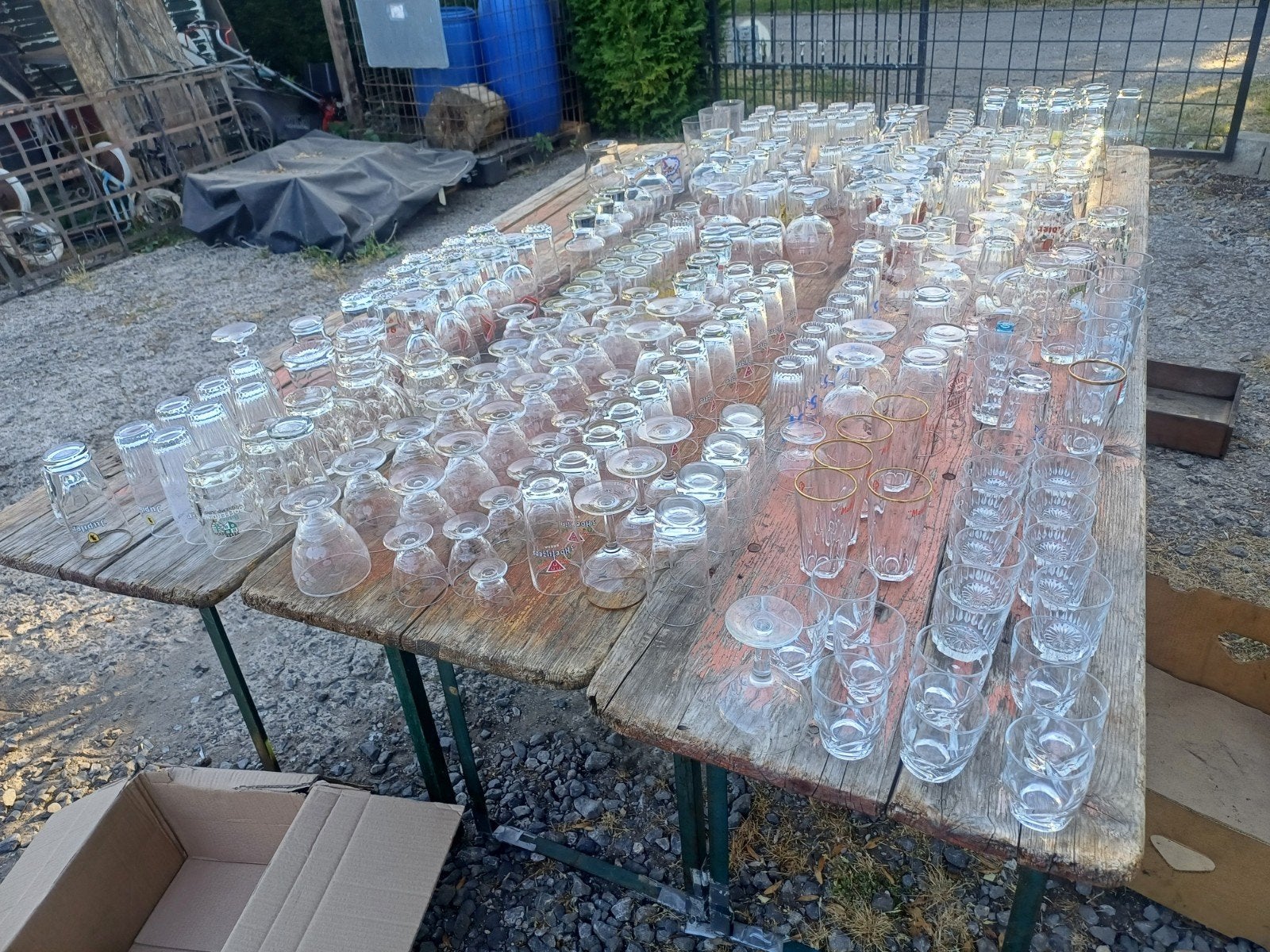300 verres ancien, Collections, Enlèvement