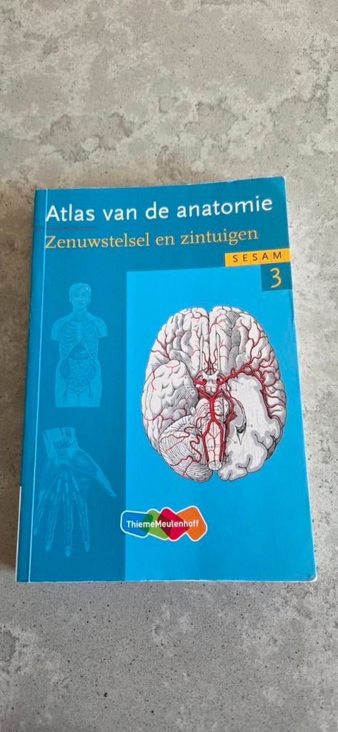 Atlas van de anatomie - deel 3: Zenuwstelsel en zintuigen, Enlèvement, Neuf, Thieme Meulenhoff