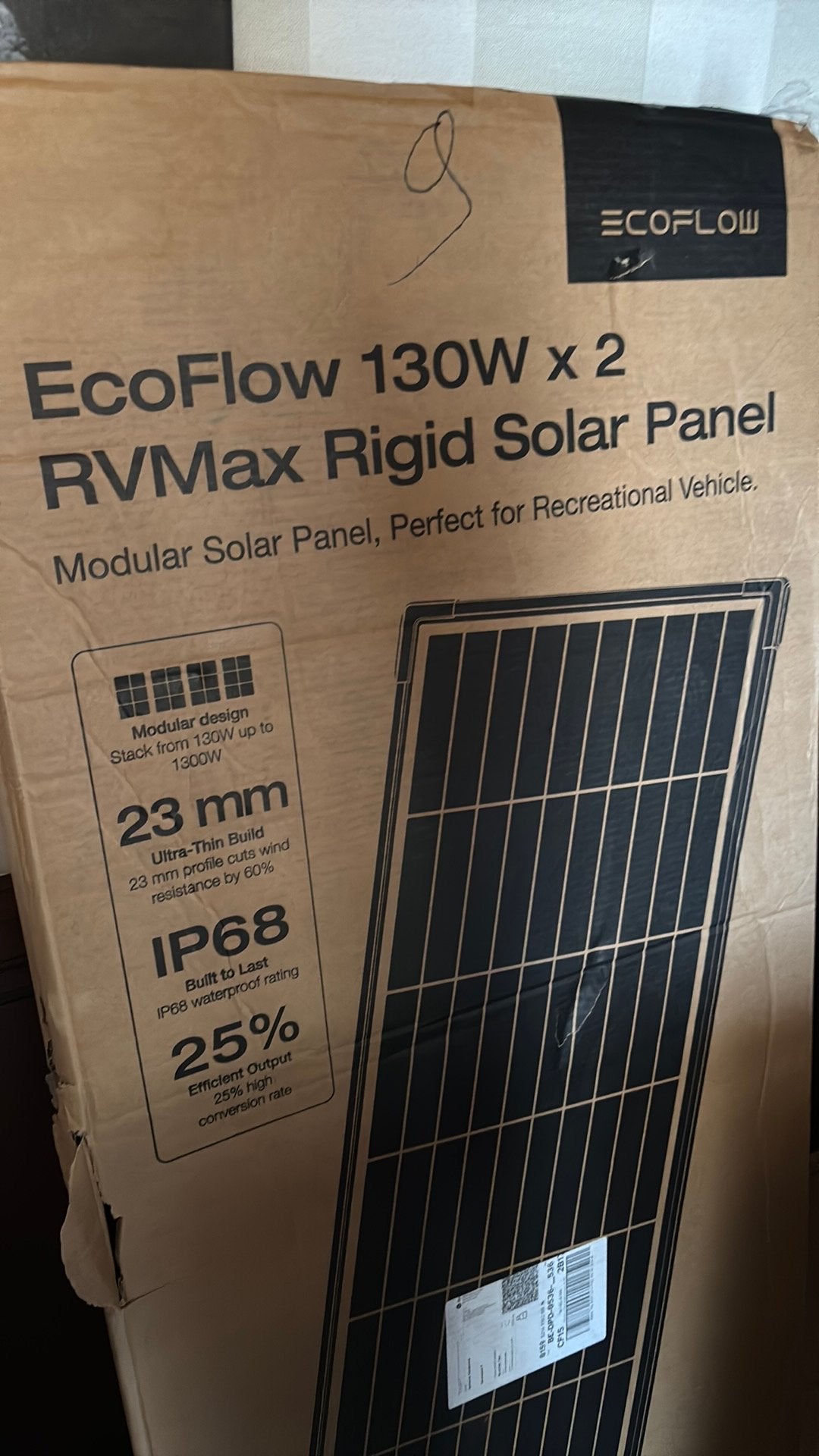 Ecoflow 130 wattx2, Enlèvement, Neuf