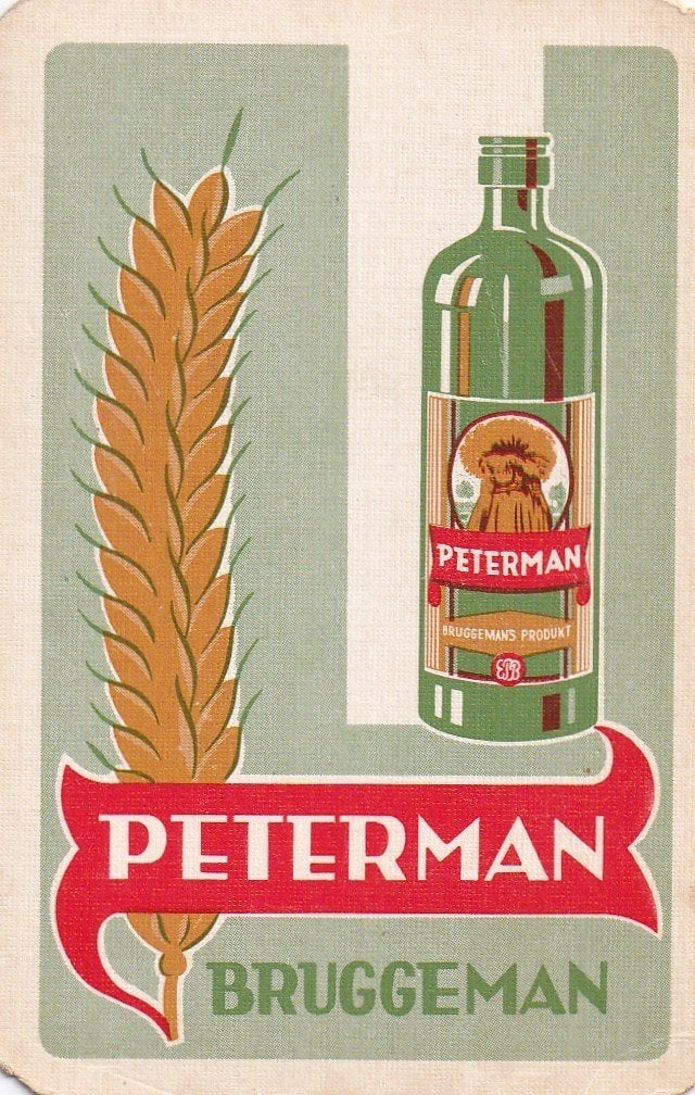 L 33 / S K PETERMAN BRUGGEMAN, Ophalen of Verzenden, Zo goed als nieuw, Speelkaart(en)