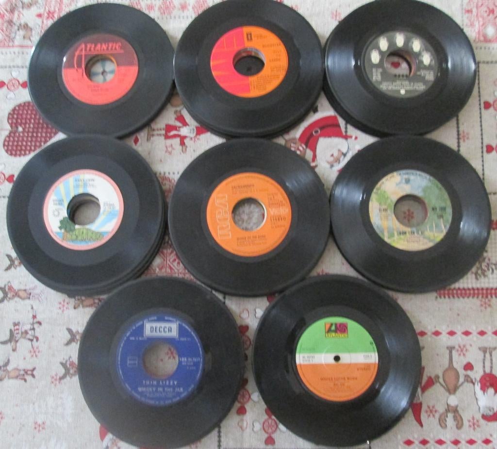 78 Oude Vinyl Singles - jaren 60-70-80 - zonder hoes, Cd's en Dvd's, Ophalen of Verzenden, Zo goed als nieuw, Pop, Single