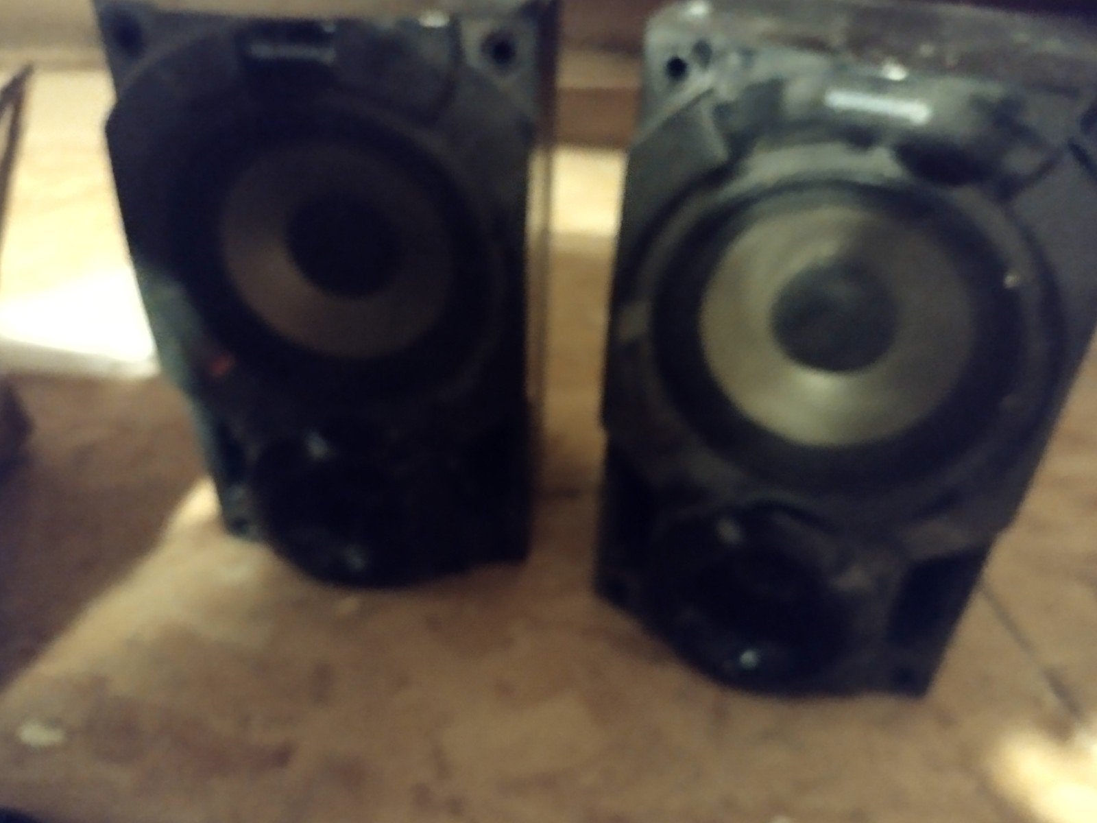 2 Groot speakers, Ophalen