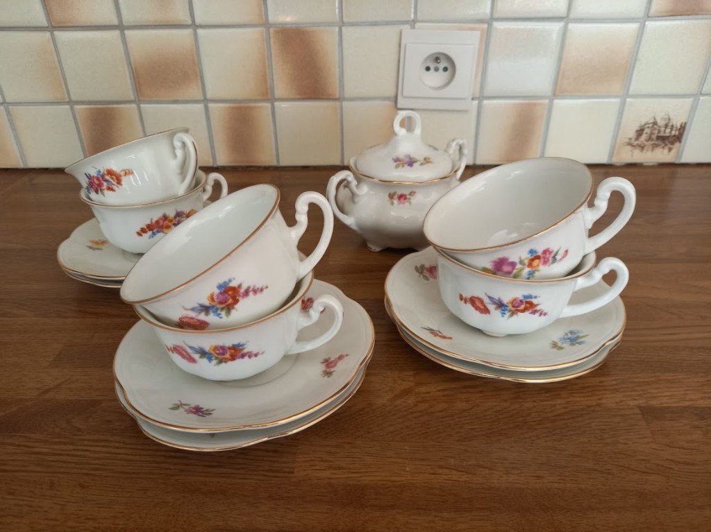 koffieservies, Ophalen