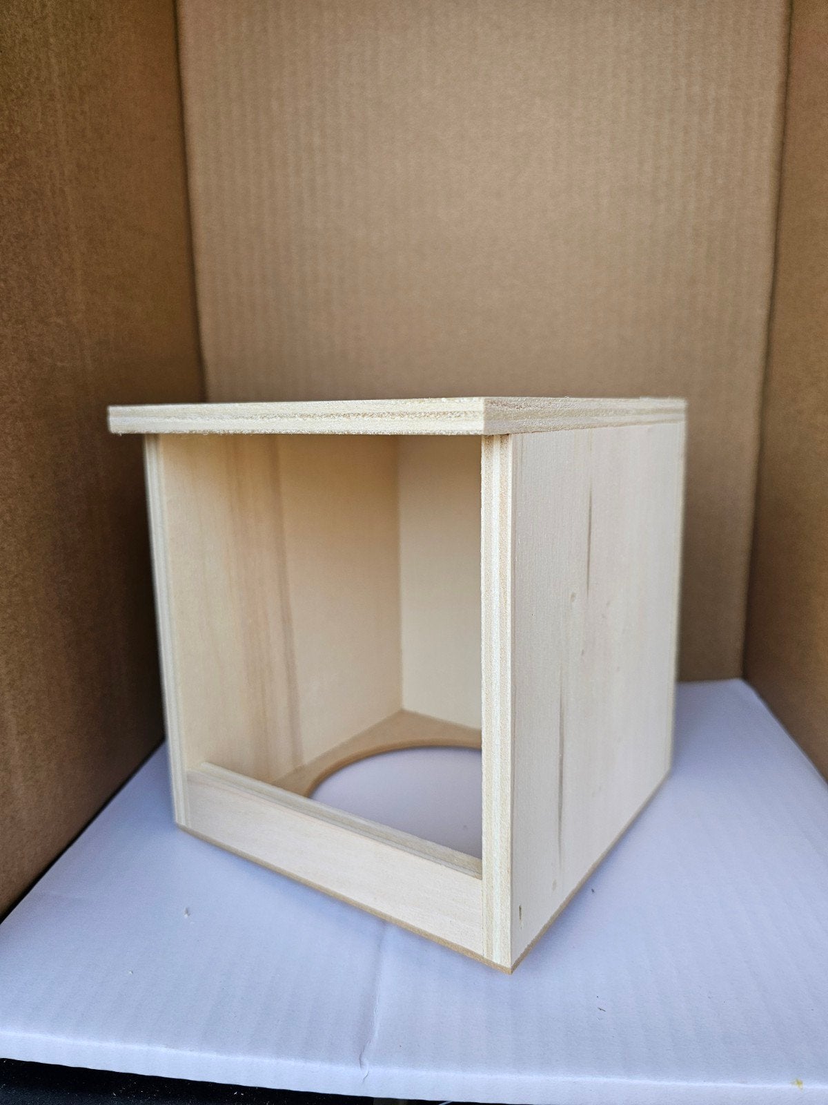 Nichoir Canary en bois 13 x 13 x 15 cm, Animaux & Accessoires, Enlèvement, Neuf, Accessoires pour cage