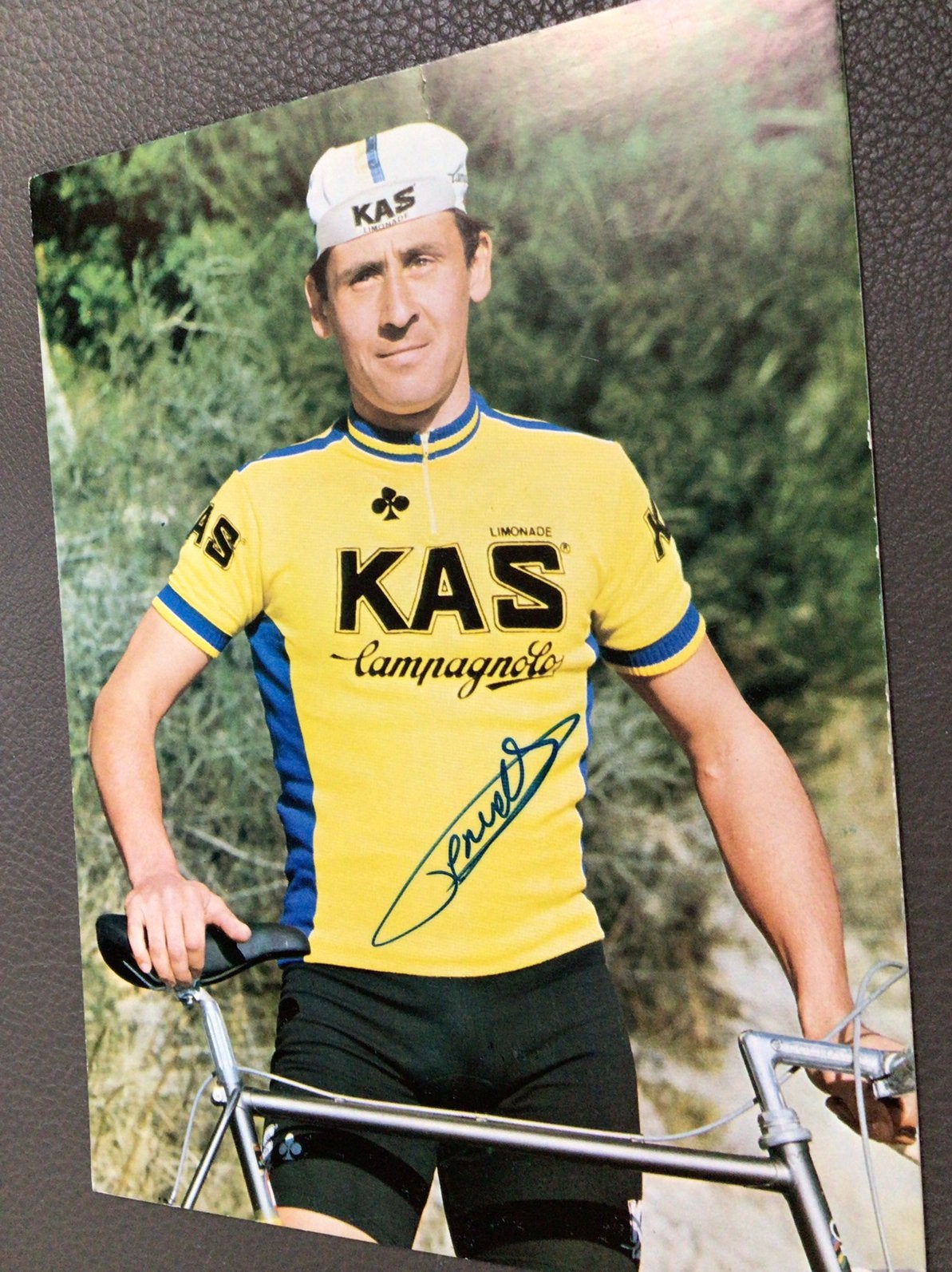 Wielerkaart team kas colnago marc renier signe, Sports & Fitness, Enlèvement ou Envoi