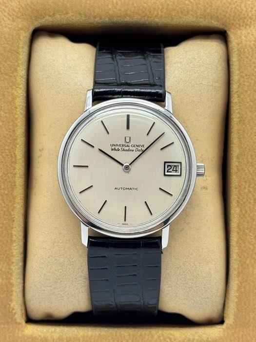 Universal Genève White Shadow Auto - Microrotor 1970 - 1979, Montre-bracelet, Autres marques, Enlèvement, Acier