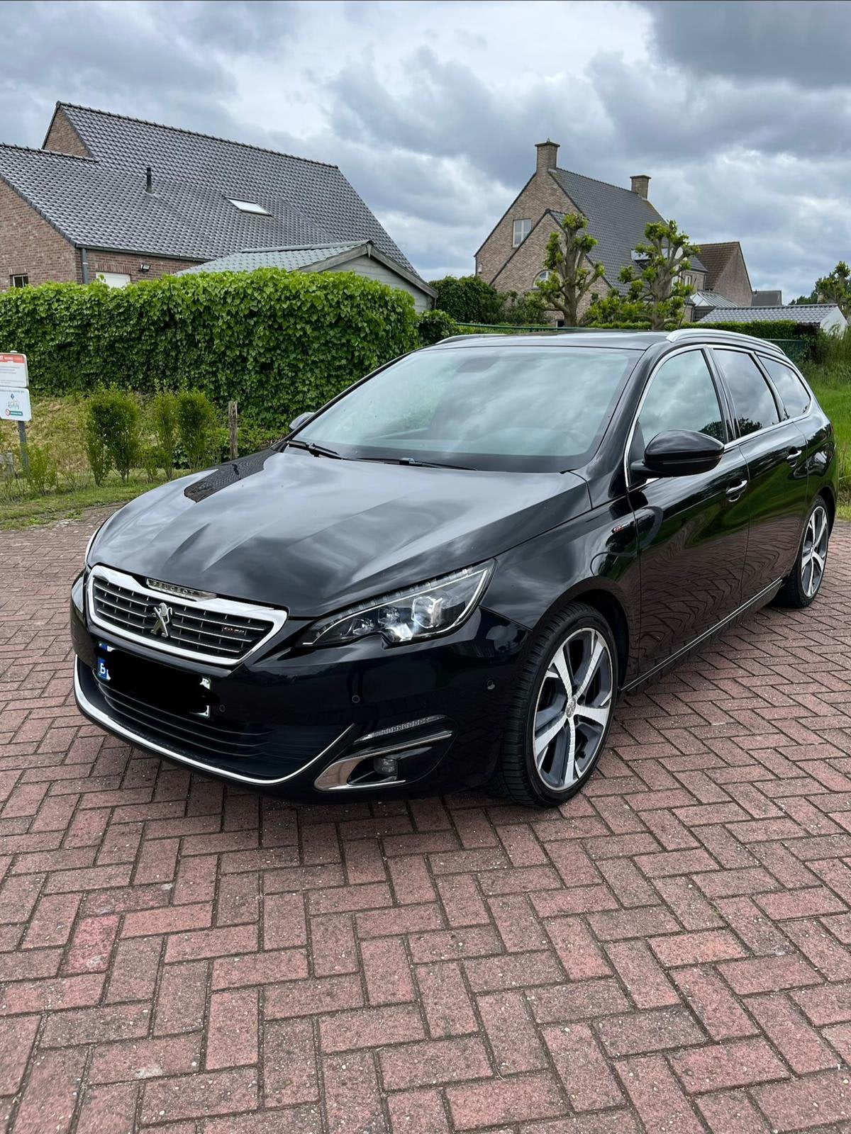 Peugeot 308gt 1.2i full optie, Autos, Cuir, Achat, Euro 6, Noir