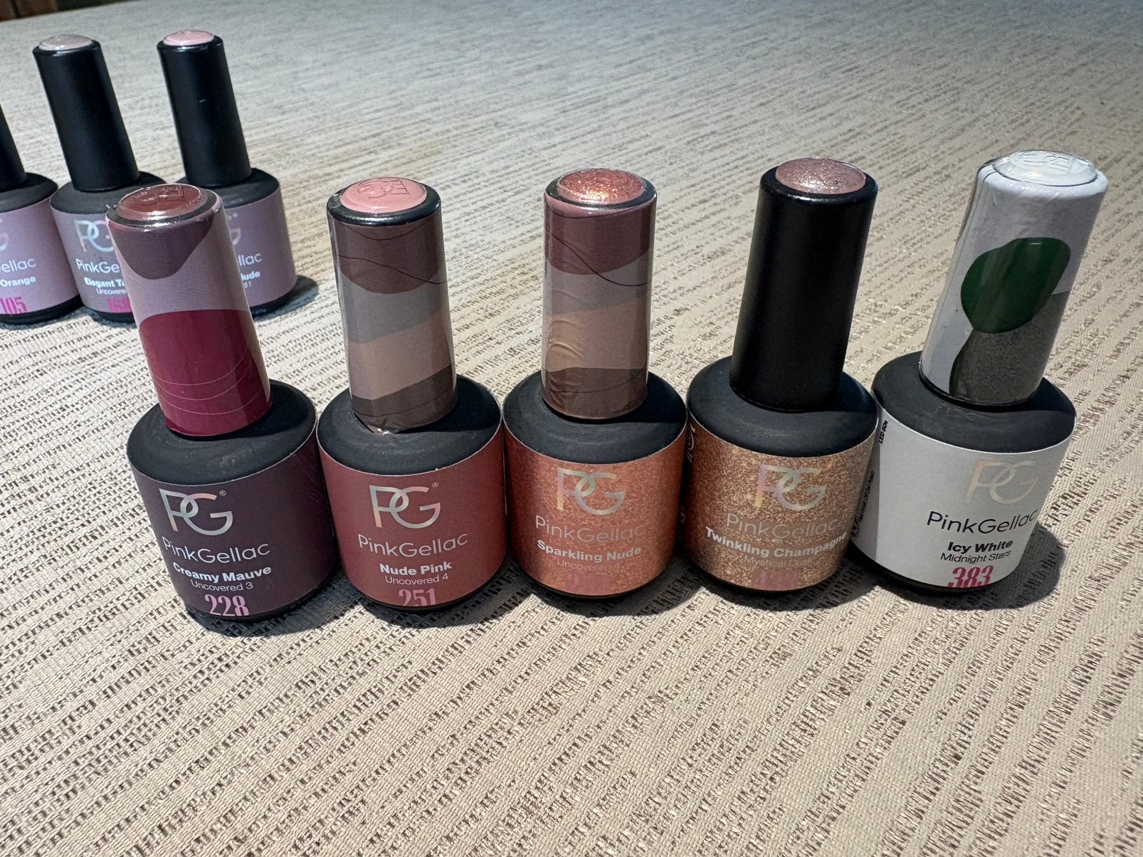 Pink gellac kleuren, Ophalen, Zo goed als nieuw, Handen en Nagels, Make-up