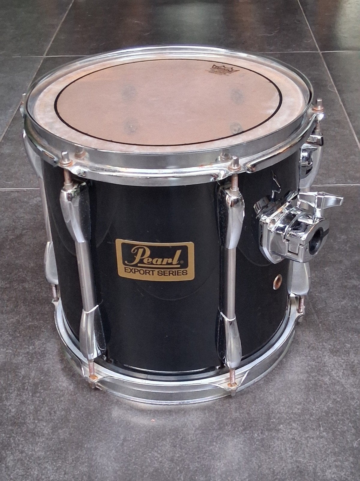 Pearl Export series Tom 10" / 10"
Color: Jet Black 
Earl "Go, Muziek en Instrumenten, Ophalen of Verzenden, Gebruikt, Trommel