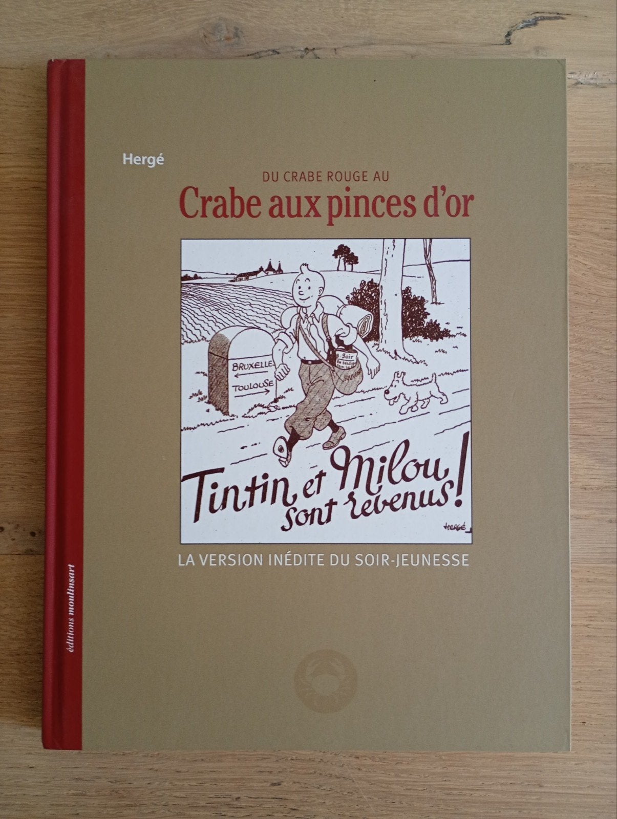 Tintin Du crabe rouge au Crabe aux pinces d'or TBE, Enlèvement ou Envoi, Une BD, Comme neuf, Hergé
