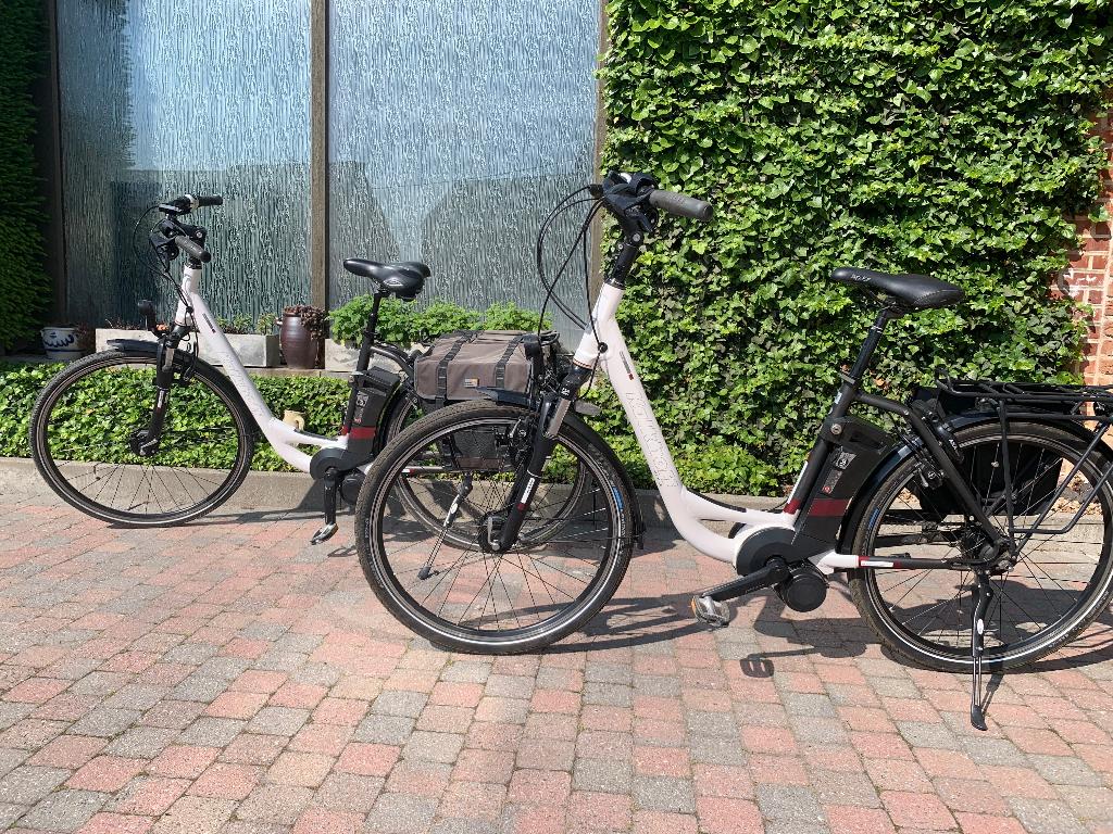 Elektrische fietsen (2) Kalkhoff agattu, Fietsen en Brommers, Gebruikt, 47 tot 51 cm, 50 km per accu of meer, Ophalen