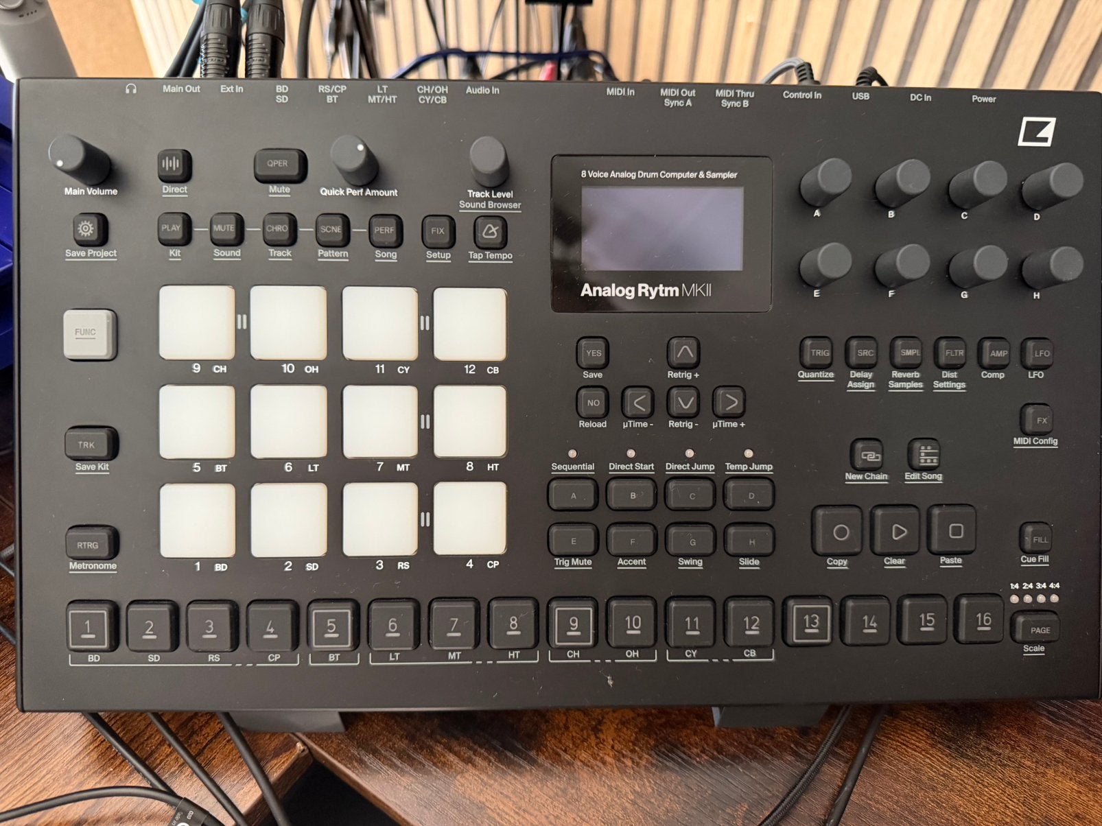 Elektron analog rythm mkii, Muziek en Instrumenten, Ophalen of Verzenden, Zo goed als nieuw