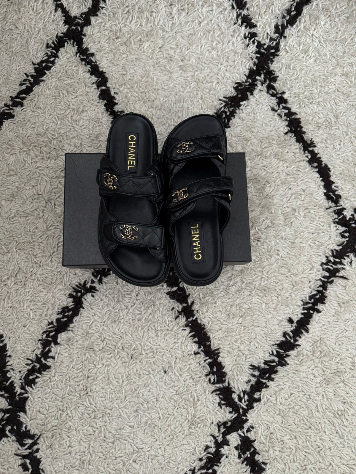 Chanel dames slippers, Zwart, Nieuw, Ophalen, Slippers