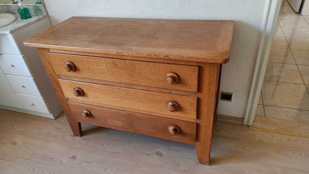 Massief houten ladekast, Huis en Inrichting, Ophalen, Gebruikt