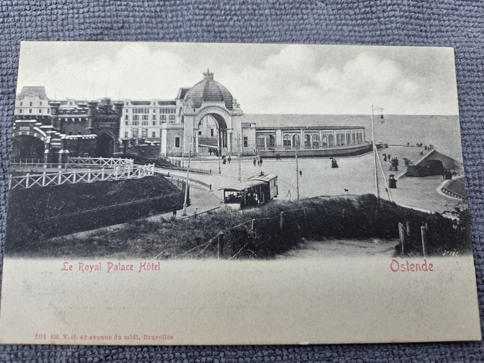 Le Royal Palace Hôtel. Ostende, Enlèvement ou Envoi, Avant 1920, Non affranchie, Flandre Occidentale