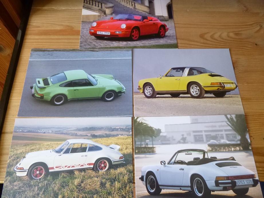 Porsche 911, 5 ansichtkaarten, blanco, nieuwstaat, Verzenden, Nieuw, Porsche