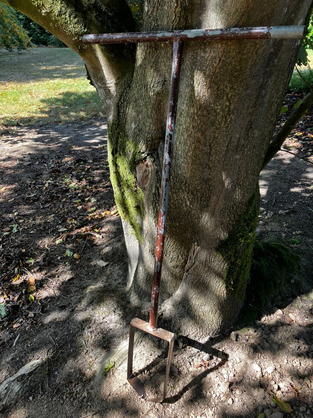 Stevige metalen hand/grondboor., Enlèvement ou Envoi