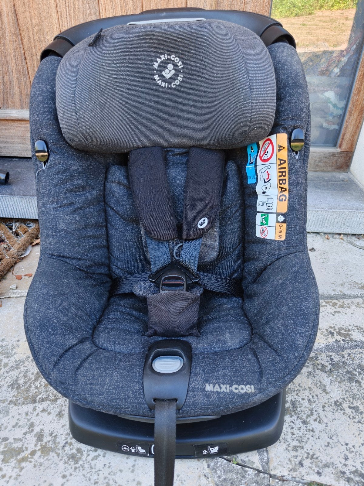 Maxi cosi AxissFix PLUS 360, Ophalen, 0 t/m 18 kg, Slaapstand, Zo goed als nieuw