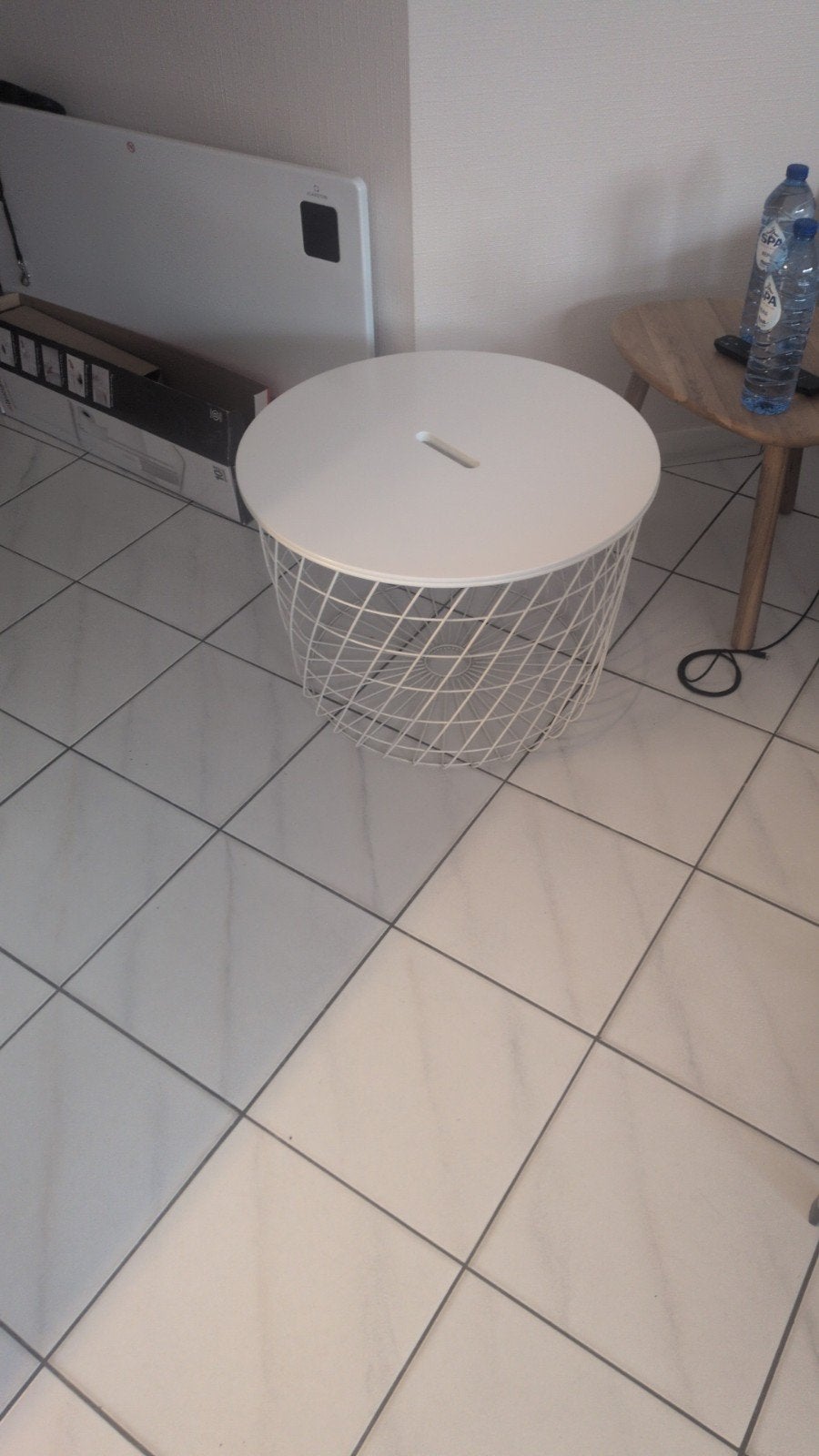 Bijzettafel-draadmand van IKEA, Huis en Inrichting, Ophalen, Gebruikt