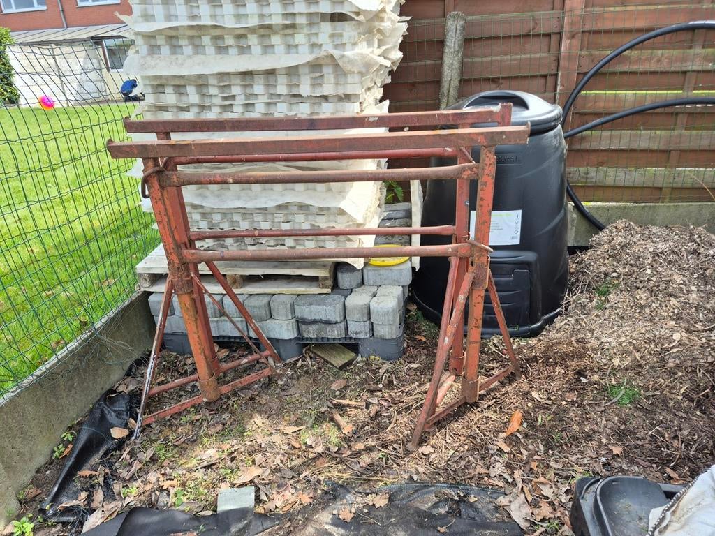 Schragen bouw, Ophalen