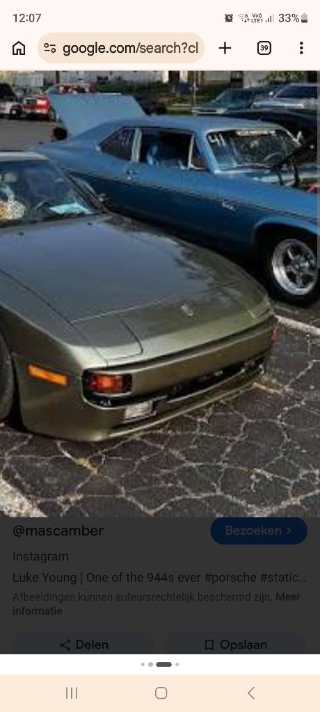 Porsche 944 gecleande us bumpers, Auto-onderdelen, Carrosserie, Ophalen, Gebruikt, Porsche, Bumper
