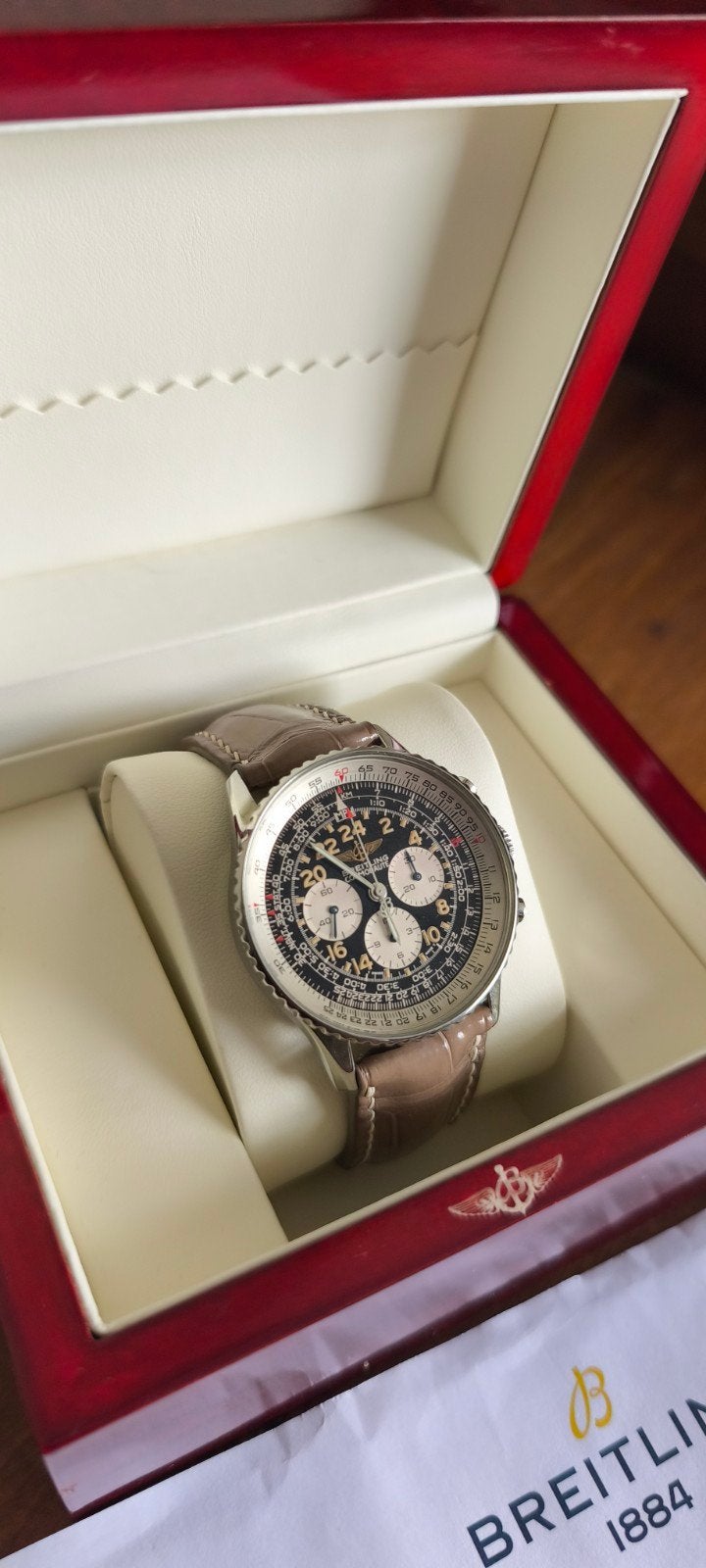Breitling Navitimer Cosmonaut A12019, Ophalen, Staal, Staal, Breitling