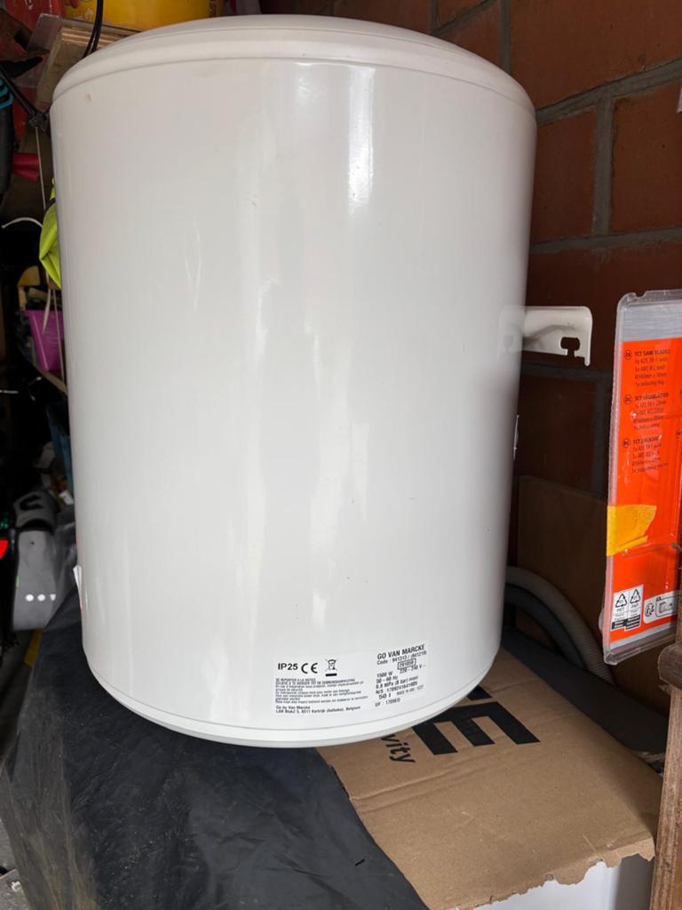 Elektrische Boiler 50l, Doe-het-zelf en Bouw, Chauffageketels en Boilers, Ophalen, Zo goed als nieuw, Boiler