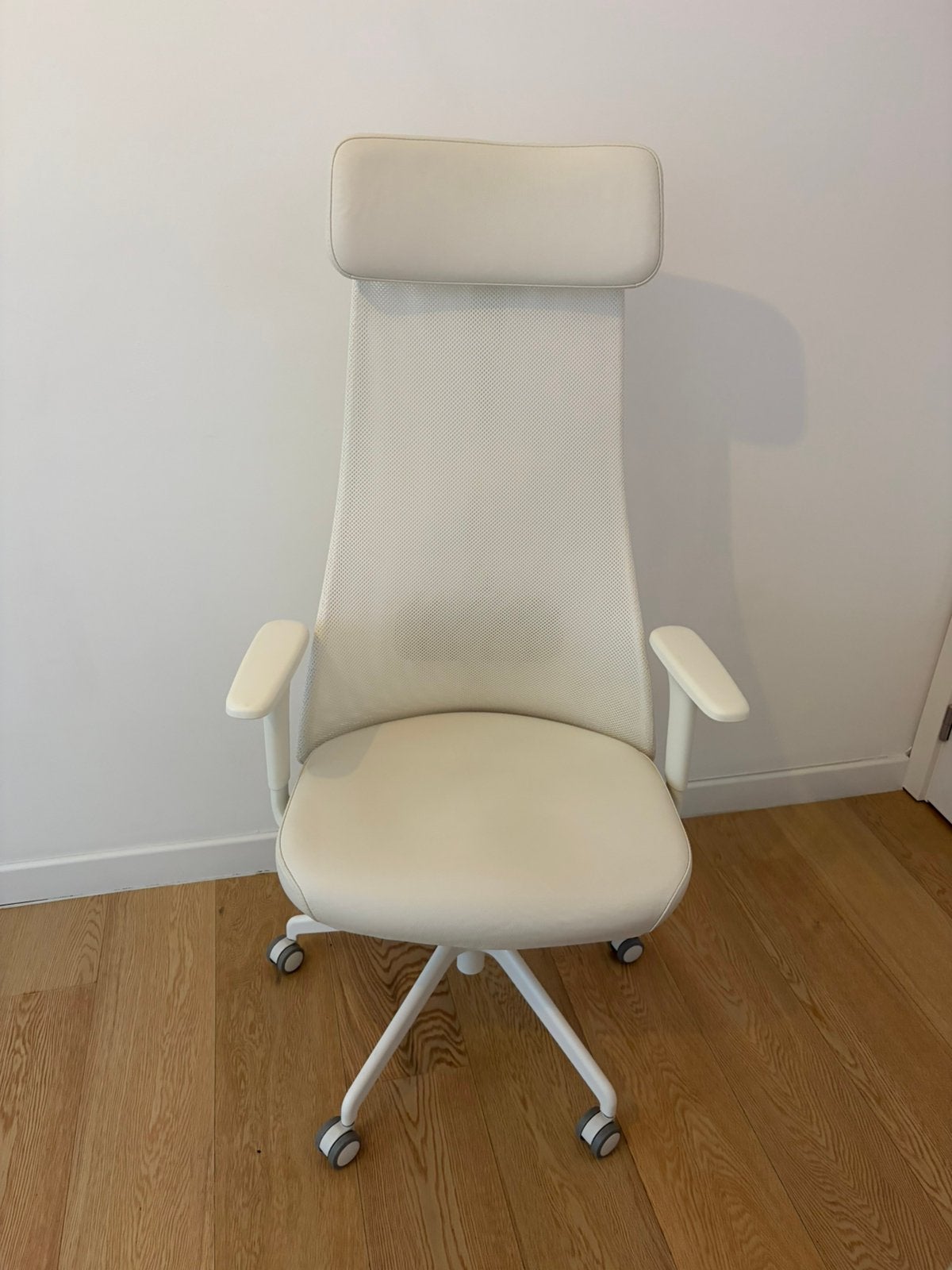 JÄRVFJÄLLET Chaise de bureau Ikea, Maison & Meubles, Chaises de bureau, Enlèvement, Comme neuf, Blanc, Chaise de bureau