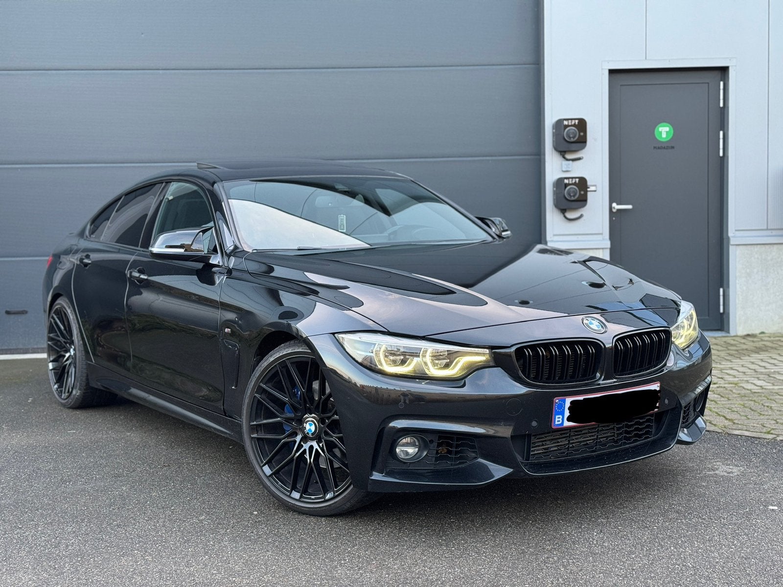 BMW 418i Gran Coupe M Pakket 2019 440i Look, Autos, BMW, Cuir, Achat, Electronic Stability Program (ESP), Noir
