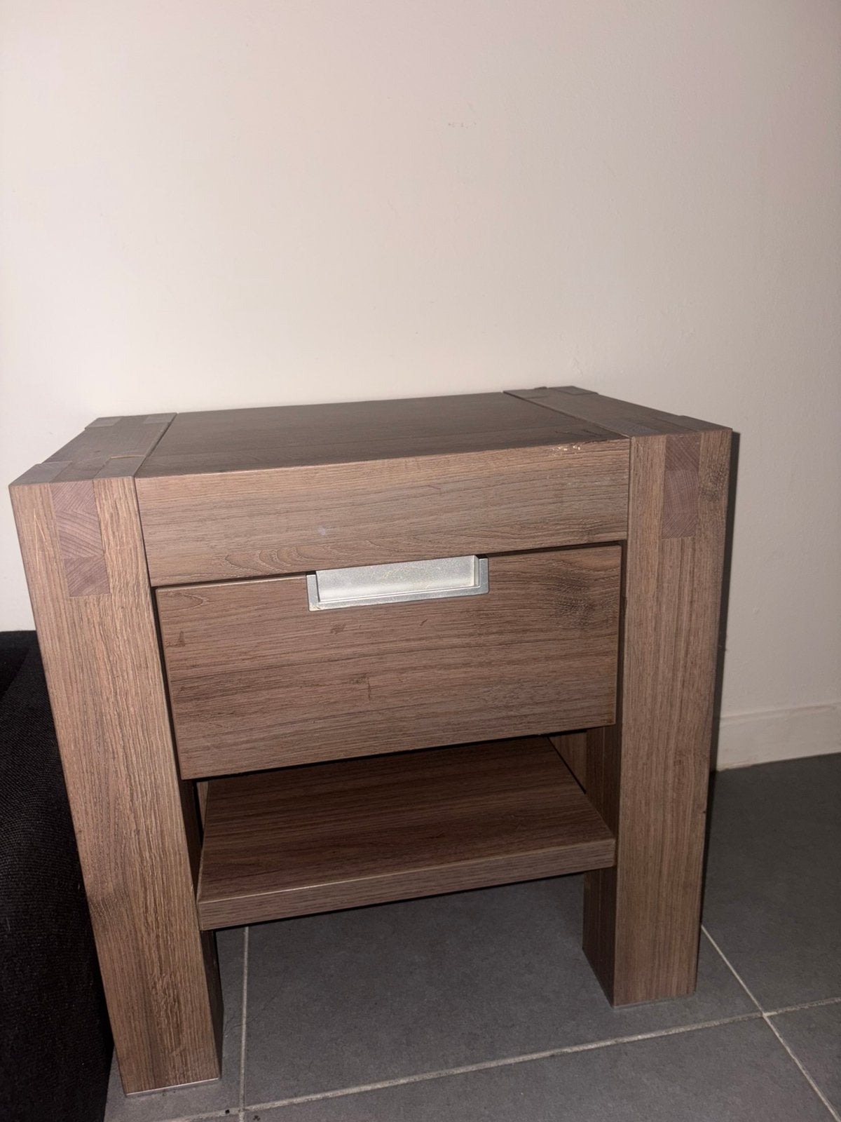 2 Nachtkastjes, Ophalen, Gebruikt, Hout