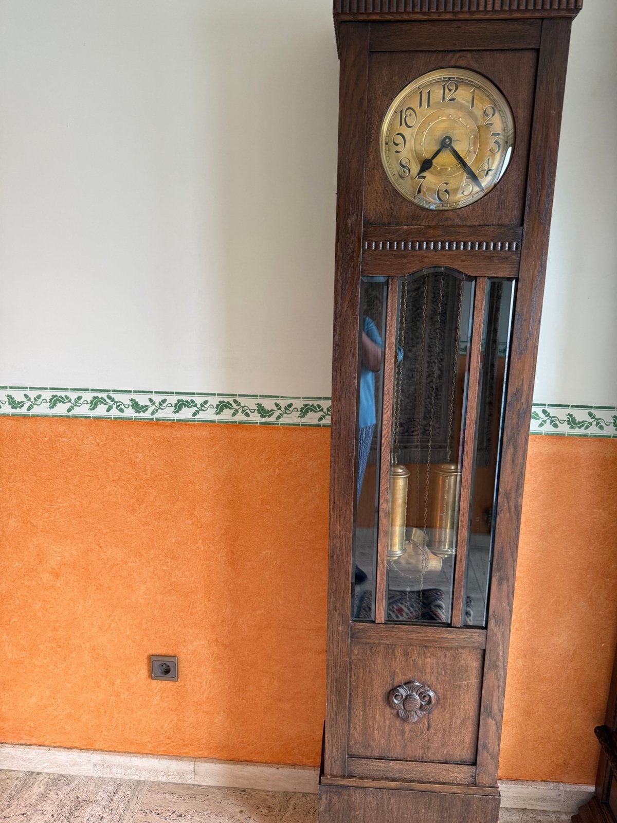 Antieke staanklok, Ophalen