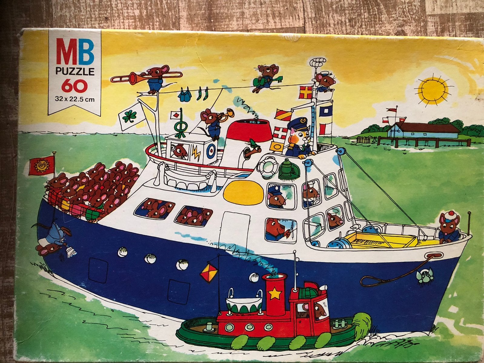 Puzzle Mb 60 pièces 32 x 22,5 cm, Enlèvement ou Envoi, Comme neuf