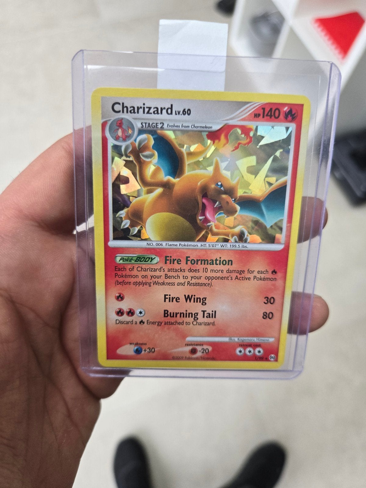 Charizard 1/99 Cracked Ice Arceus Pokémon, Enlèvement ou Envoi