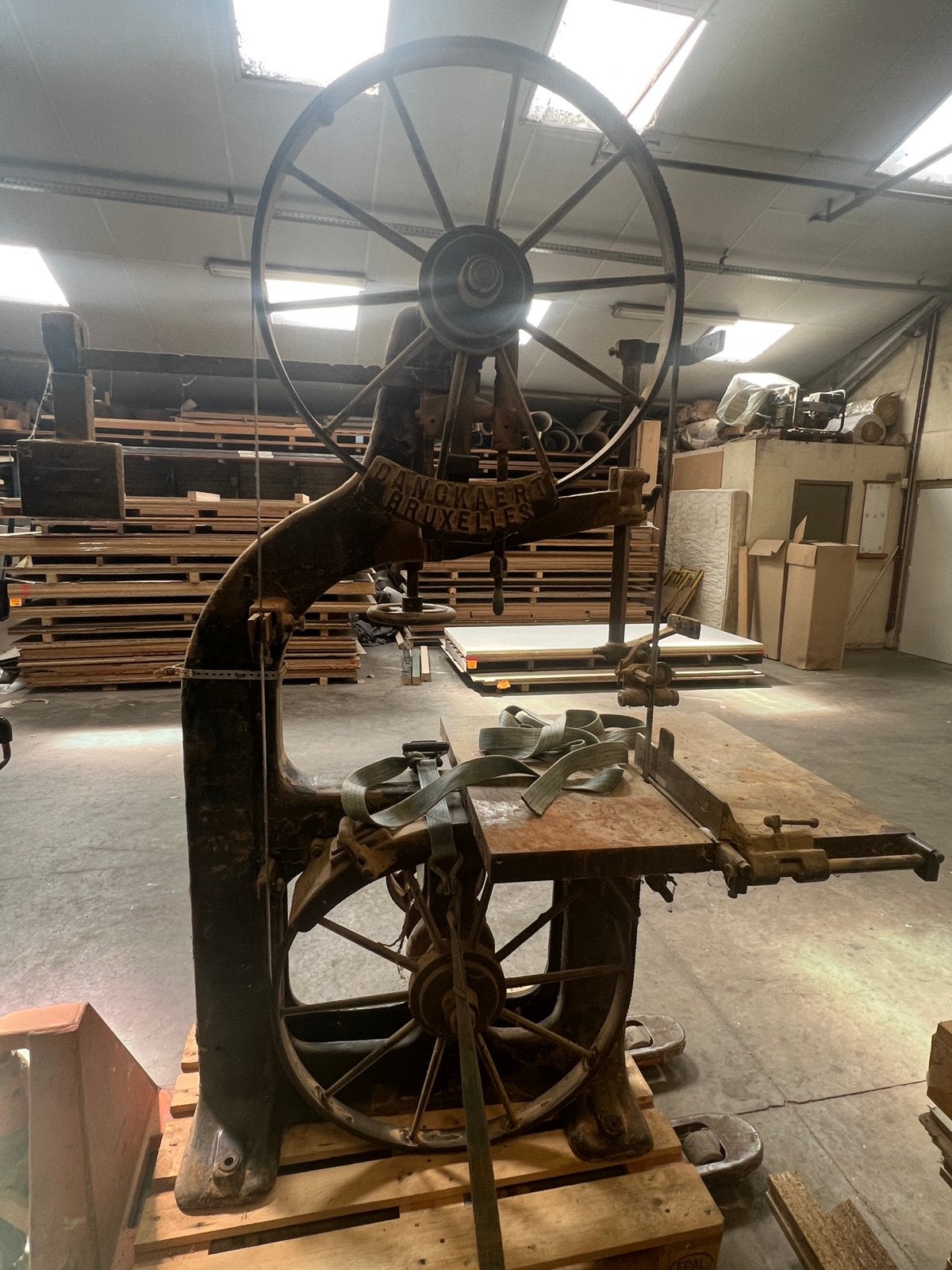Lintzaag danckaert, Doe-het-zelf en Bouw, Gereedschap | Zaagmachines, Ophalen, Gebruikt, 70 mm of meer, 600 tot 1200 watt