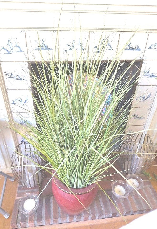 Superbe grande herbe artificielle pot J-Line, Enlèvement ou Envoi, Vert, Intérieur, 90 cm