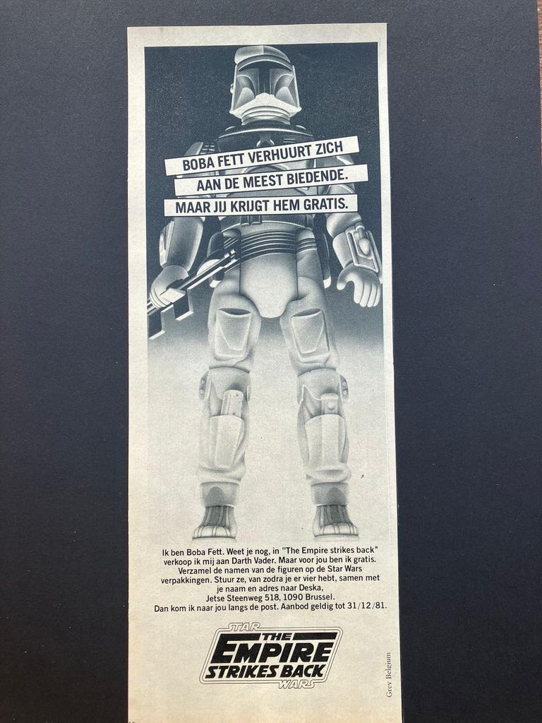 Boba Fett vintage de 1980, Enlèvement ou Envoi, Comme neuf