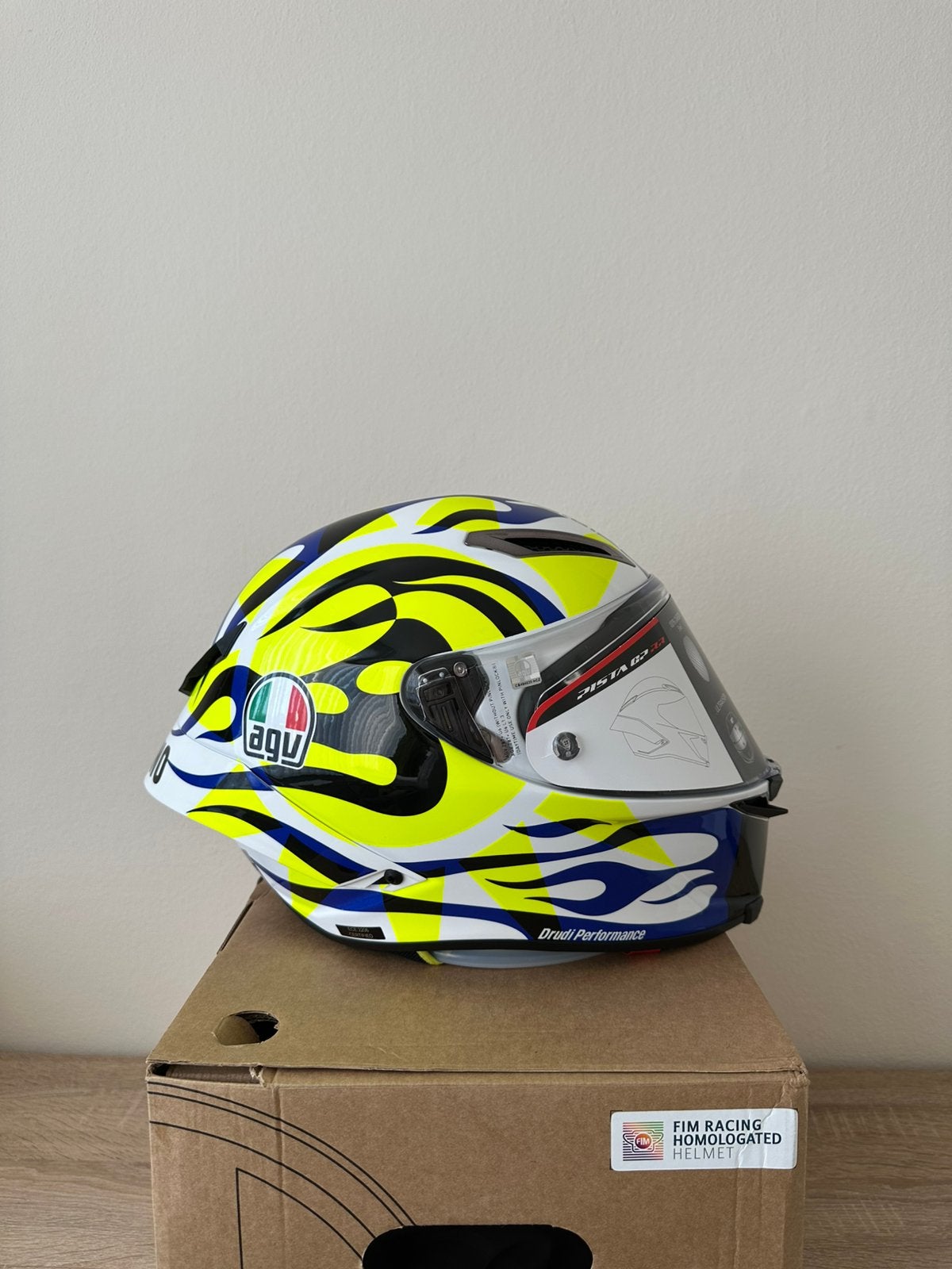 NEW!!! AGV Pista GP RR Valentino Rossi Soleluna 2023 Limited, Enlèvement ou Envoi, Casque intégral, AGV, Neuf, avec ticket