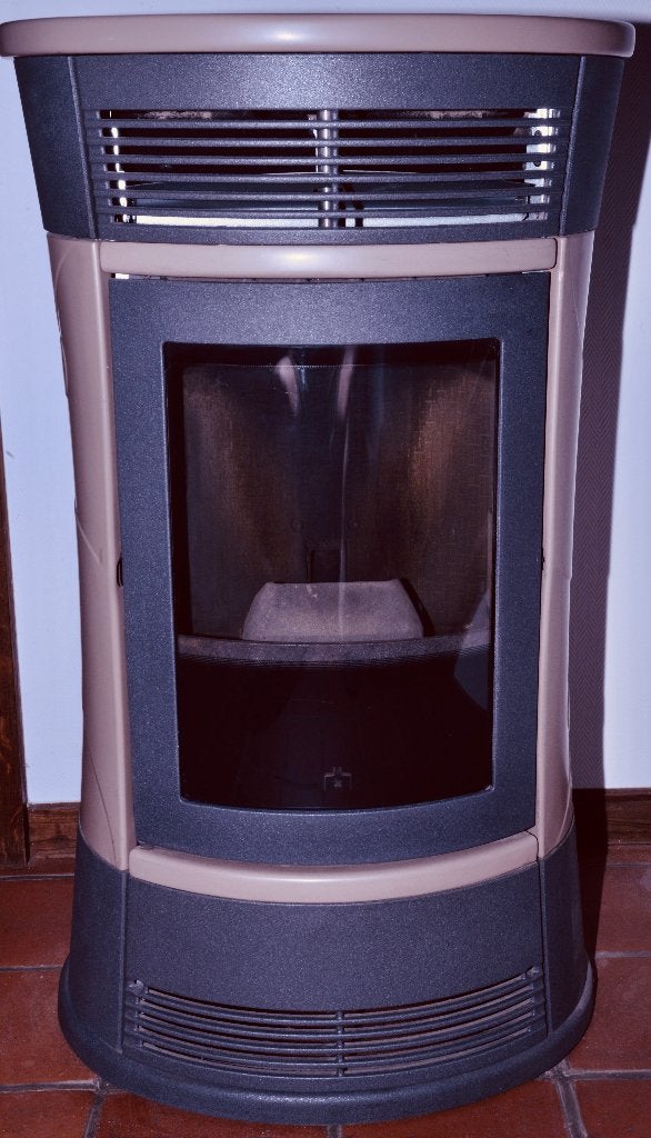 Poêle à pellet EDILKAMIN type CHERIE, Maison & Meubles, Enlèvement, Utilisé, Autoportant, Poêle à granulés