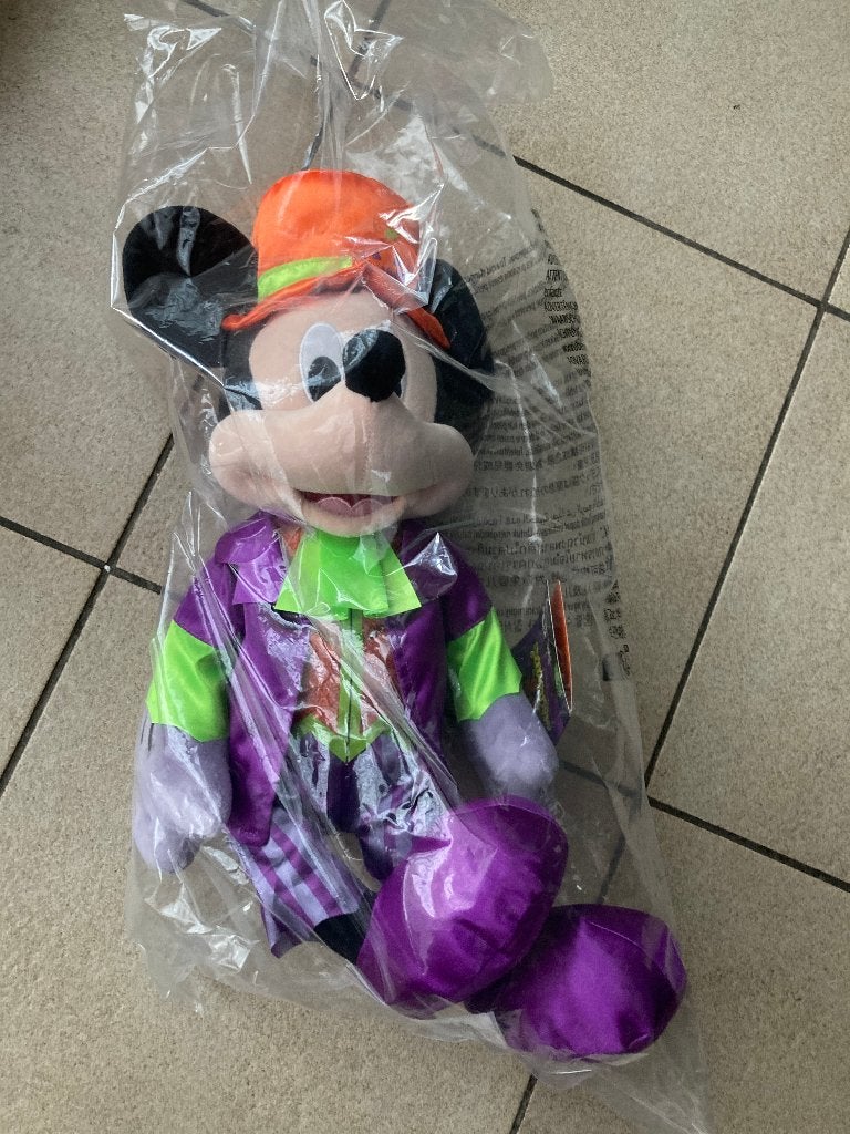 Nieuwe mickey Mouse Halloween knuffel ( Disney Store ), Enlèvement ou Envoi, Mickey Mouse, Neuf, Peluche