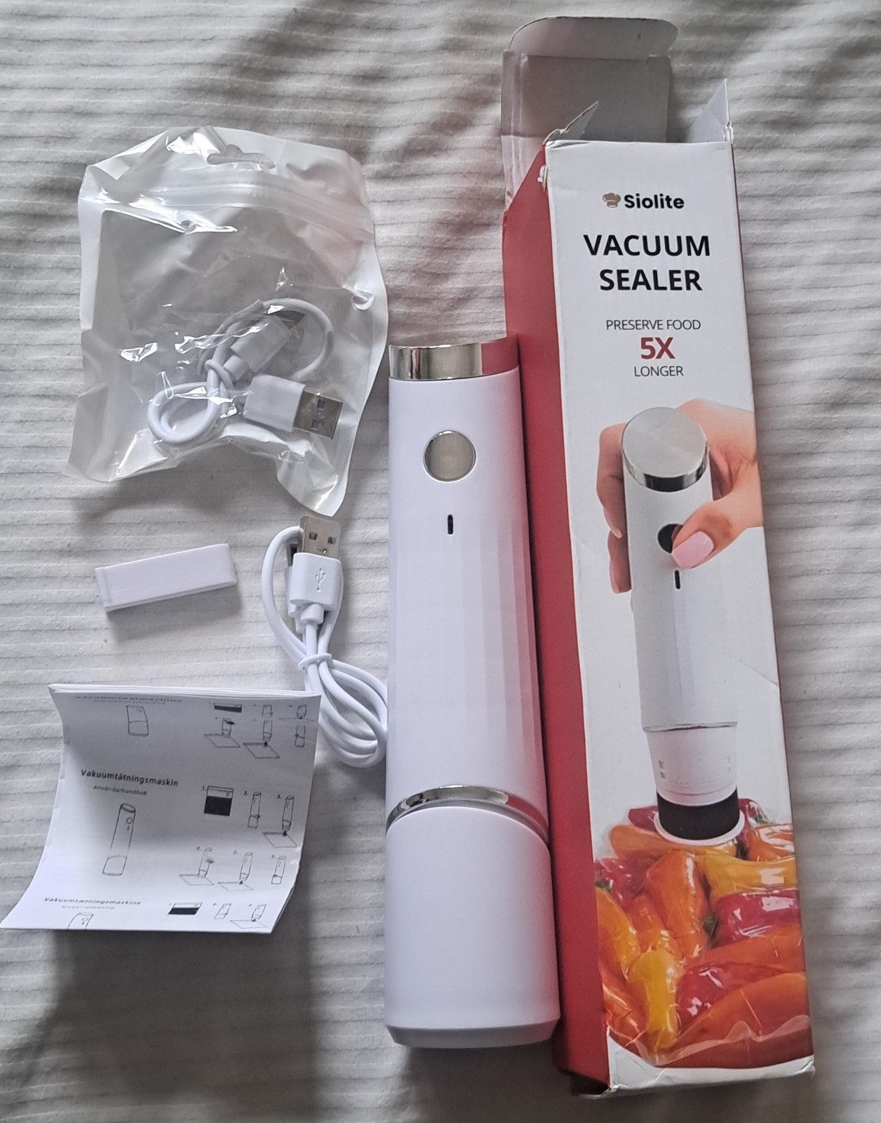 Vacuümsealer, Overige typen, Ophalen of Verzenden, Nieuw, Wit