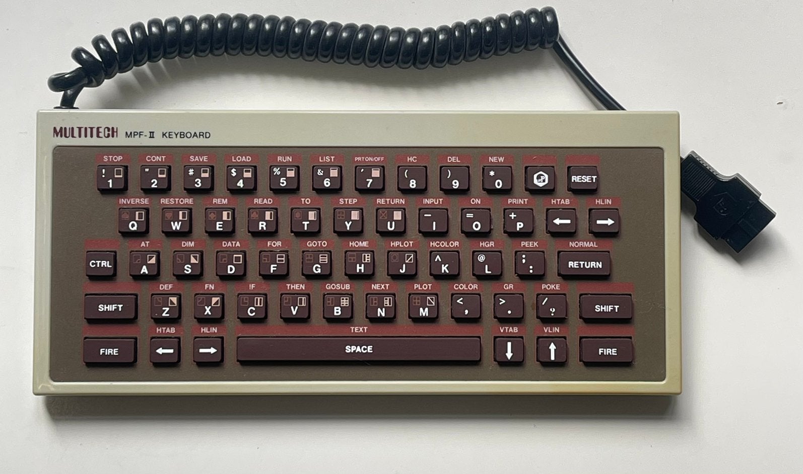 Multitech MPF 2 Keyboard Vintage, Computers en Software, Ophalen of Verzenden