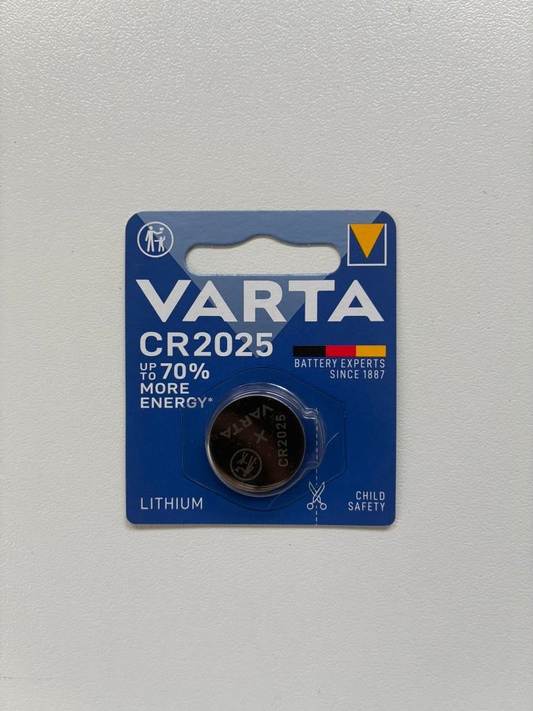 Knoopcelbatterij Lithium VARTA CR2025 : 200 stuks, Ophalen of Verzenden, Nieuw