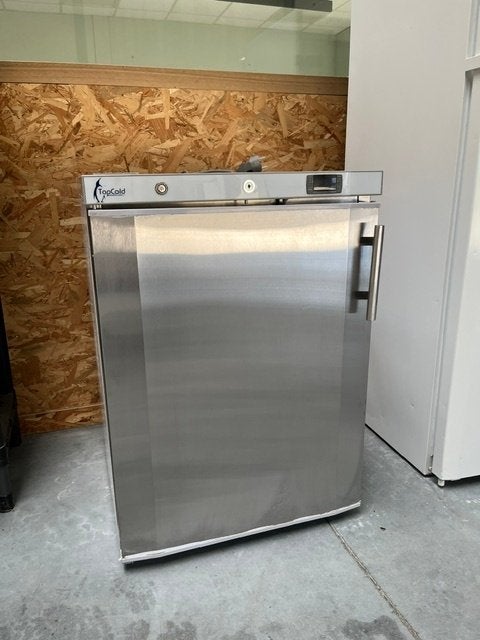 Professionele TopCold diepvrieskast – inox – ca. 100 liter, Ophalen, Gebruikt, Meubilair