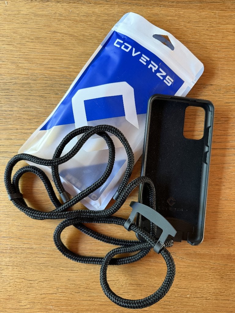 Telefoonhoesje met koord 'Coverzs' Samsung Galaxy S20, Ophalen of Verzenden, Zo goed als nieuw, Overige modellen, Hoesje of Tasje