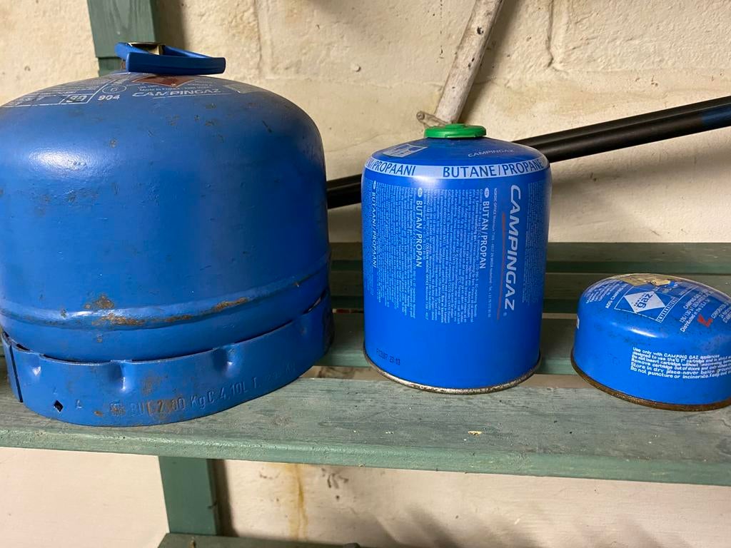 Gasbusjes, Caravans en Kamperen, Ophalen, Zo goed als nieuw