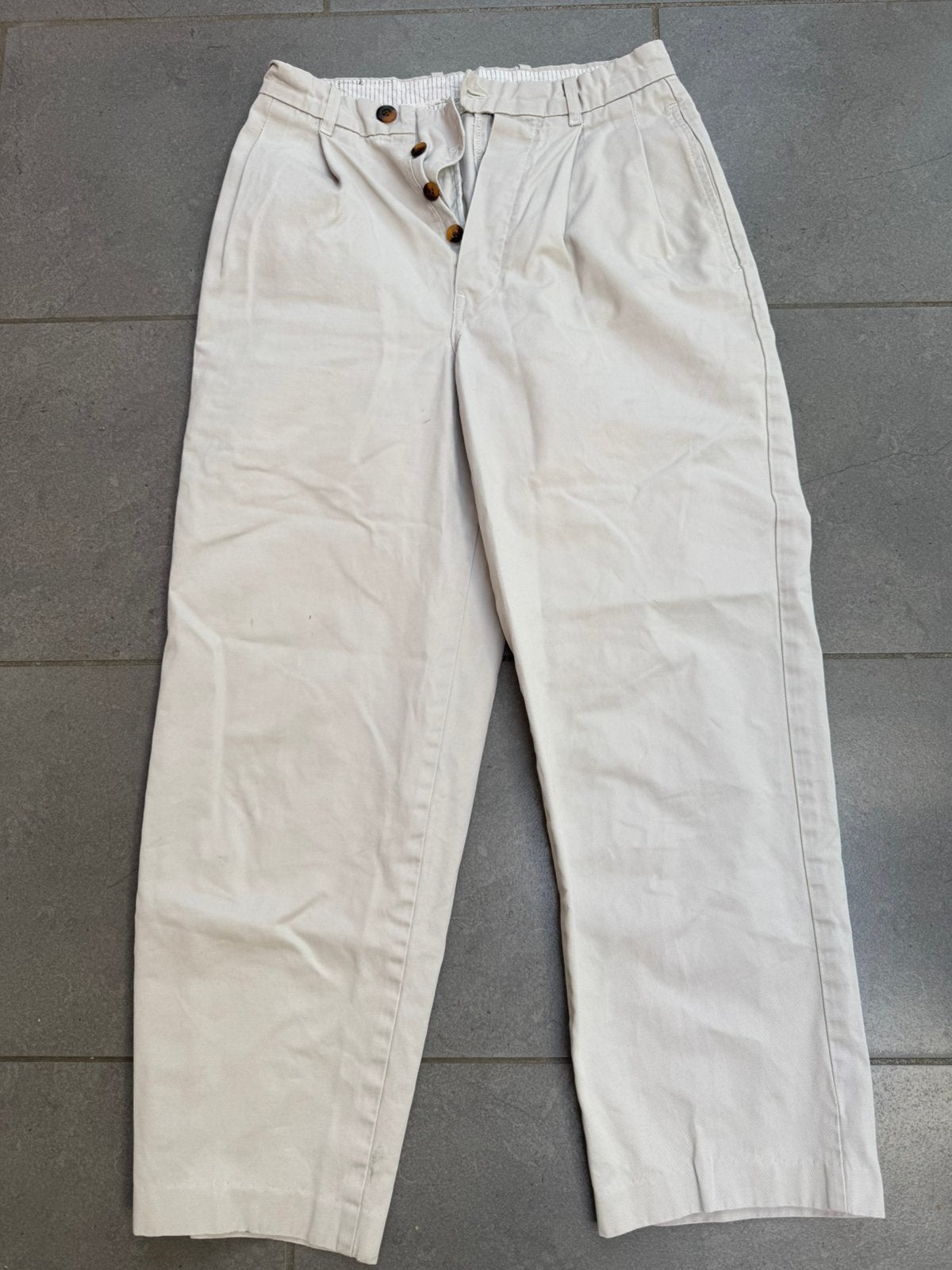 Witte broek maat 29 - merk C17, Kleding | Dames, Broeken en Pantalons, Ophalen, Beige, Maat 36 (S), Ceedixsept